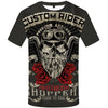 Printed T-shirt European And American Men's Round Neck Short Sleeve
