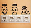 Panda Switch Stickers Set Of Wall Stickers