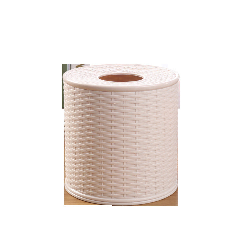 Imitated Rattan Paper Towel Tube Paper Towel Pumping Box Roll Paper Tube