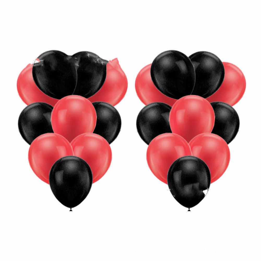 Red And Black Pirate Hainan Airlines Theme Party Holiday Party Banner 8 Persons 4 Piece Set Paper Plate Tissue Paper Cup