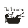 New English Wall Stickers Bathroom