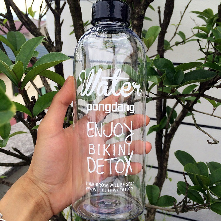 Male And Female Students Plastic Cups Korean Couple Water Cups