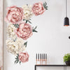 Peony Flower Living Room Bedroom Wall Stickers Wall Stickers