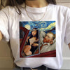 Van Gogh Aesthetic Oil Painting Women's Short Sleeve T-Shirt