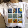 Van Gogh Aesthetic Oil Painting Women's Short Sleeve T-Shirt