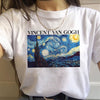Van Gogh Aesthetic Oil Painting Women's Short Sleeve T-Shirt