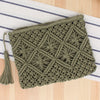 Simple Tassel Hand Holding Straw Woven Retro Hand Woven Bag