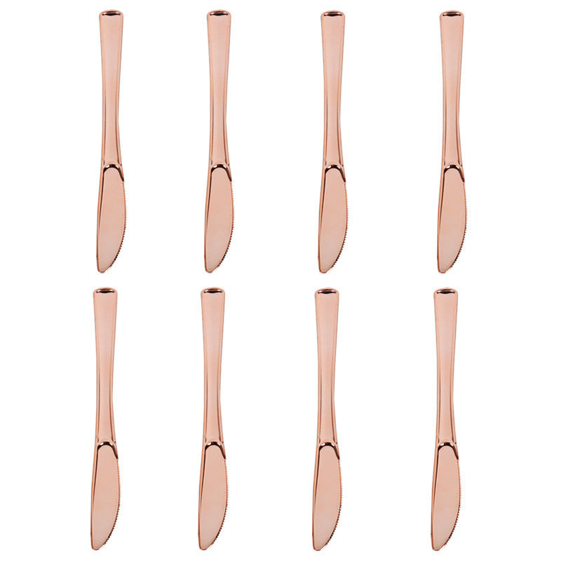 Rose Gold Paper Cups And Trays Disposable Party Supplies