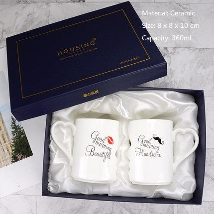 Couple of lovers cups mug personality cup ceramic cup