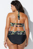 European and American floral bikini