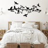 1 Set Metal Bird Wall Art, Bird In Branch Metal Wall Art Decoration, Indoor Bedroom Living Room Decoration, Outdoor Doorway Corridor Pastoral Decoration, Holiday Decoration