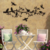 1 Set Metal Bird Wall Art, Bird In Branch Metal Wall Art Decoration, Indoor Bedroom Living Room Decoration, Outdoor Doorway Corridor Pastoral Decoration, Holiday Decoration