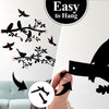 1 Set Metal Bird Wall Art, Bird In Branch Metal Wall Art Decoration, Indoor Bedroom Living Room Decoration, Outdoor Doorway Corridor Pastoral Decoration, Holiday Decoration
