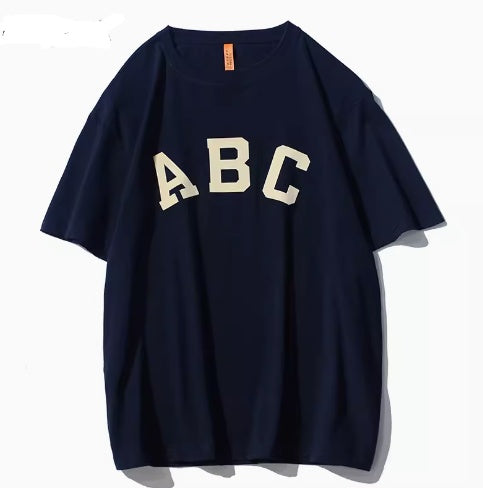 Digital Print Casual Couple Round Neck Half Sleeve