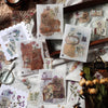 Four Seasons Series Plant Flower Journal Material Stickers