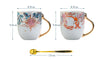 White Porcelain Water Cup Creative Sun Moon Couple's Cups