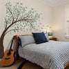 Large Tree Green Leaf Wall Stickers - Set of 4 | Removable Self-Adhesive Decals for Bedroom, Living Room, Porch & Home Decor | Creative & Stylish Wall Art