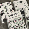 Panda Spiral Notebook - Cute Cartoon Panda Design, Thick Lined Paper, 60 Sheets per Book, Assorted Styles (1 Pack)