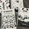 Panda Spiral Notebook - Cute Cartoon Panda Design, Thick Lined Paper, 60 Sheets per Book, Assorted Styles (1 Pack)