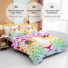 Blessliving Leopard Comforter Set Microfiber Cute Bedding Set 3 Pieces