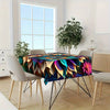 3D Sunflower Tablecloth: Vibrant Kitchen Decoration for 1-8 Seaters - Gift Polyester Wrinkle Resistant Tablecloth