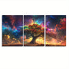 Majestic Tree of Life Canvas Painting: Unframed, 16x24inch, Art and Crafts - Living Room Bedroom Decor