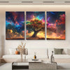 Majestic Tree of Life Canvas Painting: Unframed, 16x24inch, Art and Crafts - Living Room Bedroom Decor