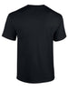 1 pc, 100% cotton T-shirt, Silhouette Fishing Design Comfort version of cotton men's T-shirt