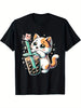 Cat Boba Japanese Kawaii Anime Kitty Bubble Tea Neko Teen T-Shirt