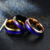 Color Changing Rings Stainless Steel Ring Mood Emotion Feeling Temperature Rings For Women Men Couples Rings