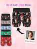 Christmas Hat Print Personalized Men's Boxer Briefs – Custom Face Photo Boxers – Unique Valentine's Day, Anniversary, Wedding Gift – Noval DIY Underwear