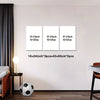 3 Piece Wall Art Tropical Palm Leaves Posster Painting Live Laugh Love Quote Wall Decor Botanical Leaves on Vintage Wood Pictures Art Print Rustic Bedroom Bathroom Decoration Framed