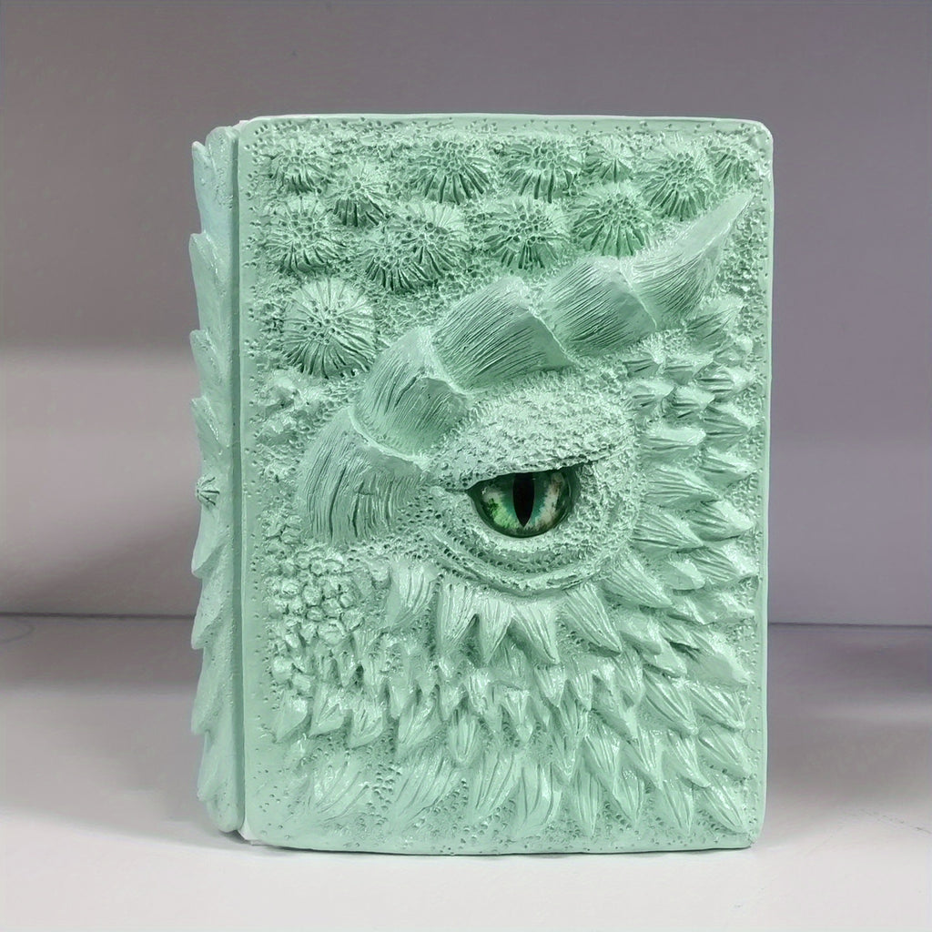 3D Dragon Eye Embossed Journal, Resin Engraving Notebook, Dnd Notebook For Dragon Lovers Blank Paper, Hardcover Travel Notepad For Writing, Sketchbook, Collection, Gift, Decoration