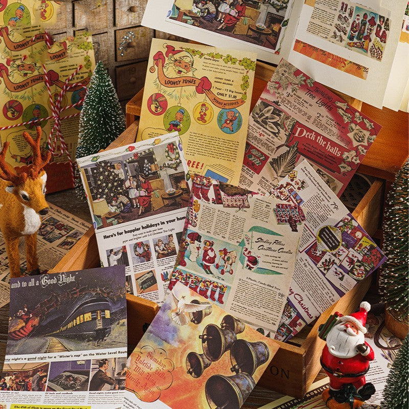 Christmas DIY Journal Decorative Source Material 40 Sheets