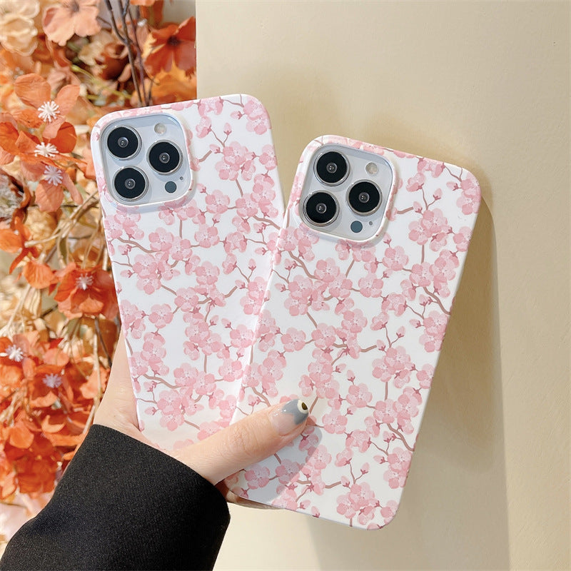 Flower Phone Case Suitable For IPhone13 1211promax Soft Cover Xr All-inclusive Drop-resistant