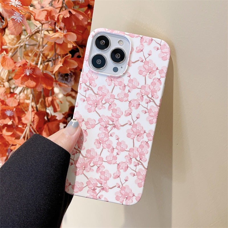 Flower Phone Case Suitable For IPhone13 1211promax Soft Cover Xr All-inclusive Drop-resistant
