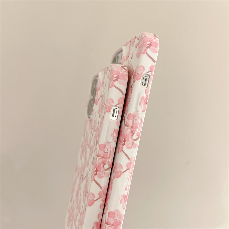 Flower Phone Case Suitable For IPhone13 1211promax Soft Cover Xr All-inclusive Drop-resistant