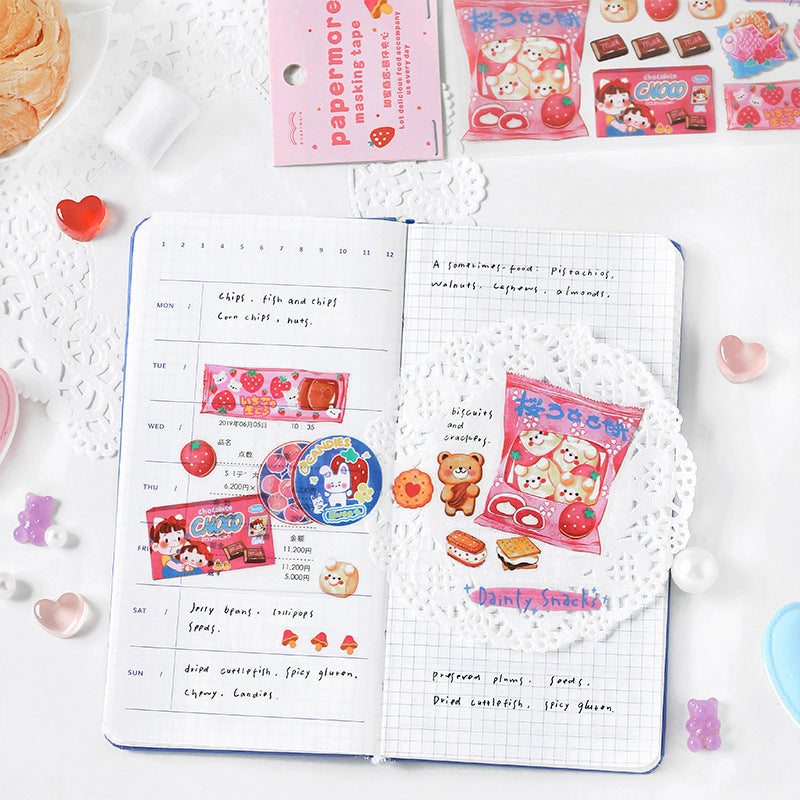 PET Strip Journal Tape Sweet Store Series