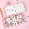 Square Loose-leaf Journal Book Gift Box Removable Learning Book