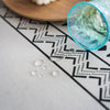 Geometric Black Tassel Rectangular Waterproof Table Cloth Round Tablecloth Coffee Table Cover Towel