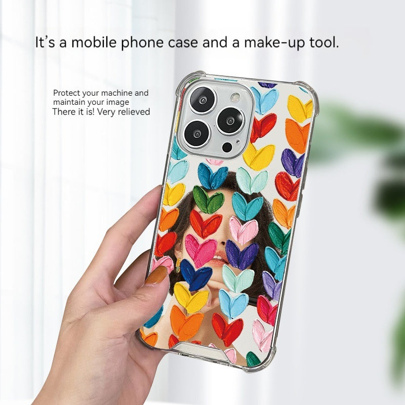 Love Mirror Makeup Phone Case