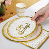 oh baby baby theme paper cup paper plate