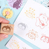 Theaceae Rubber Journal Diary DIY Decoration Printed Paintings