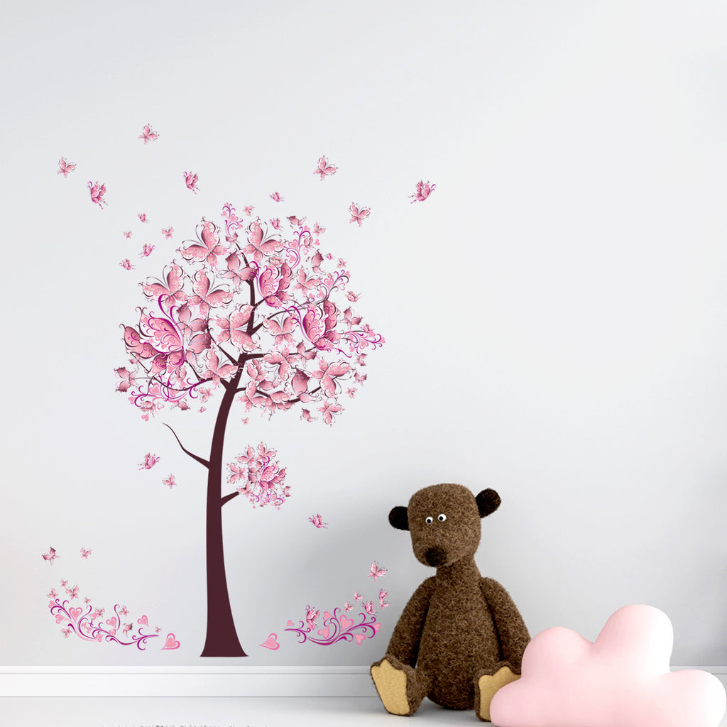 Pansy Tree Removable Wall Stickers