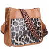 Women Fashion Leather Crossbody Bag Shoulder Bag Casual Handbag With Flexible Wearing Styles Adjustable Guitar Strap