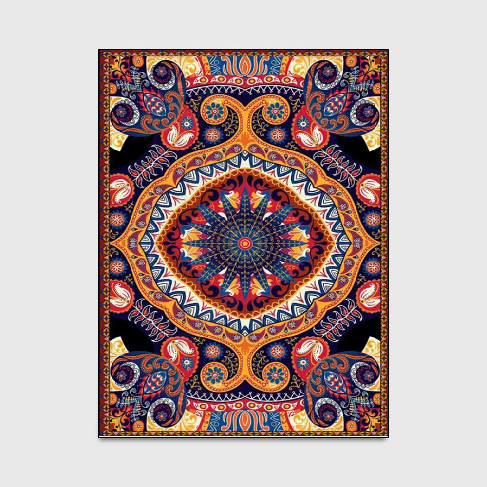 Retro Ethnic Style Kitchen Living Room Bedroom Bedside Carpet Floor Mats