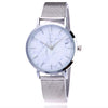 Vansvar fashion brand silver and gold mesh band creative marble wristwatch casual women quartz watches gift relogio feminino