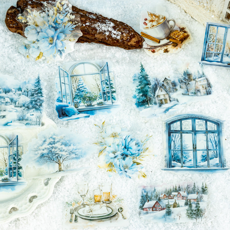 Winter Landscape Journal Decorative Source Material 10 Pieces 6 Models