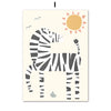 Cartoon Animal Pattern Wall Art Canvas Painting