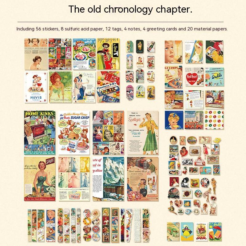 Voice Of The Century Retro Sample Data Journal Decorative Stickers